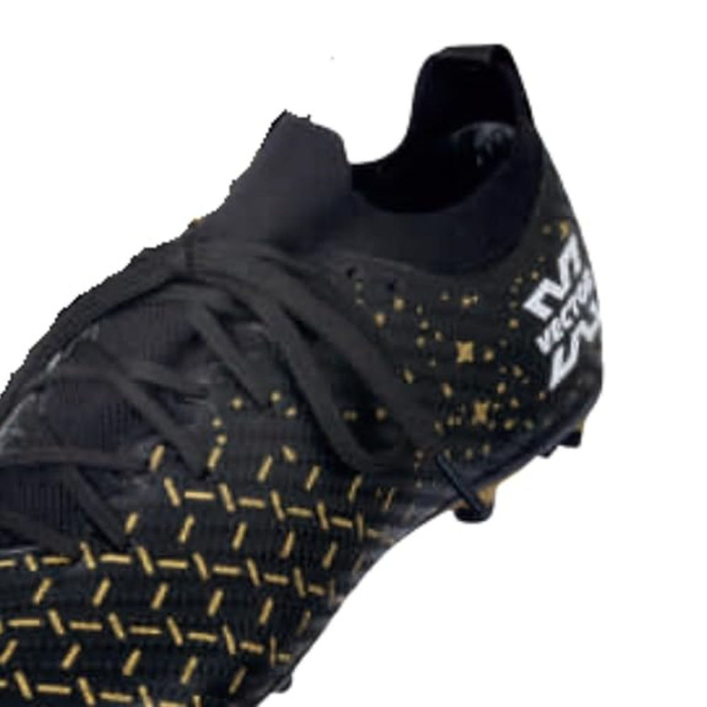Vector X Stralight Football Shoes | Lightweight Synthetic Upper | Firm Ground (FG) Studs | Speed-Optimized Design | Black/Neon Green - Best Price online Prokicksports.com