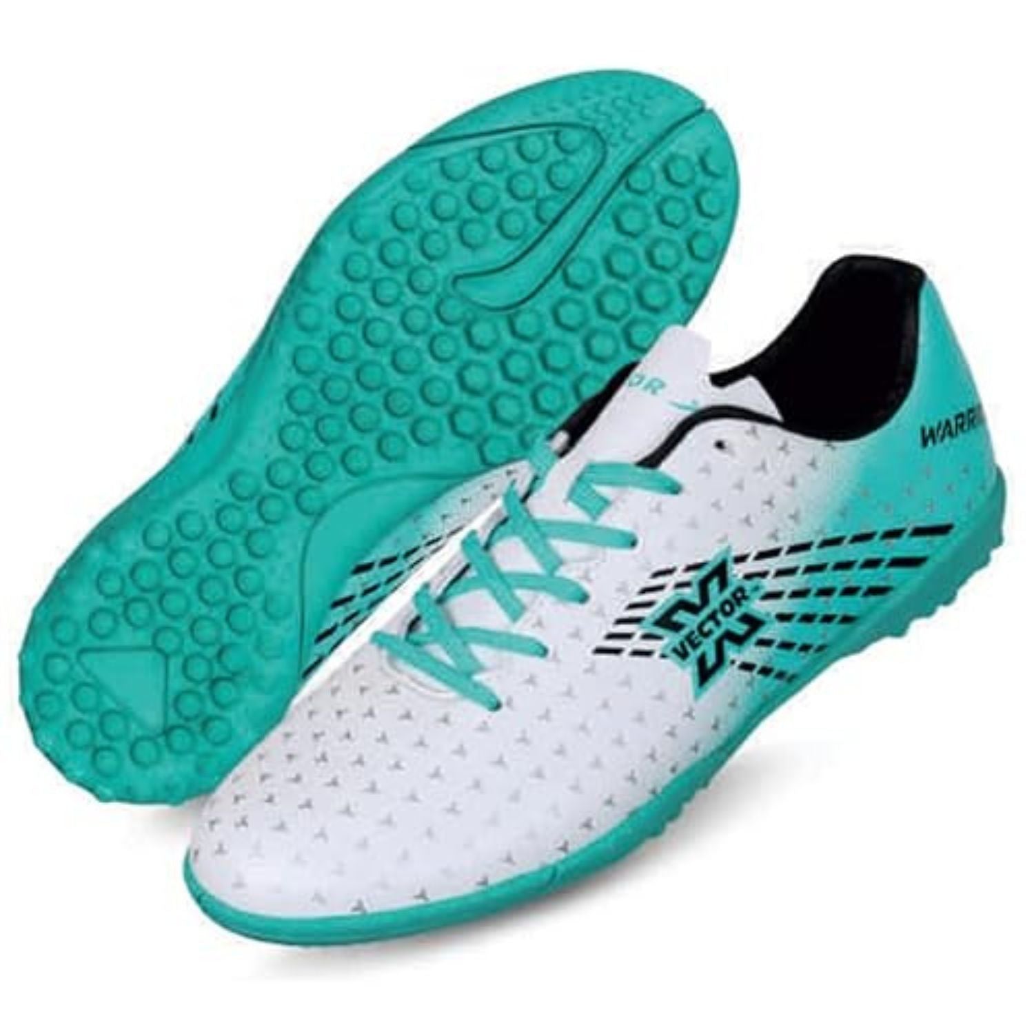 Vector X Warrior Indoor Football Shoes | Non-Marking Sole | Lightweight Futsal Design | Superior Grip | Turf/Hard Court - Best Price online Prokicksports.com