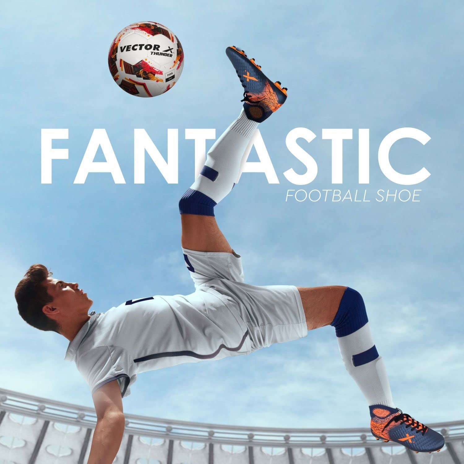 Vector X Fantastic Football Shoes | Lightweight Synthetic Upper | Firm Ground (FG) Studs | Enhanced Ball Control | Men's Training & Match Shoes - Best Price online Prokicksports.com