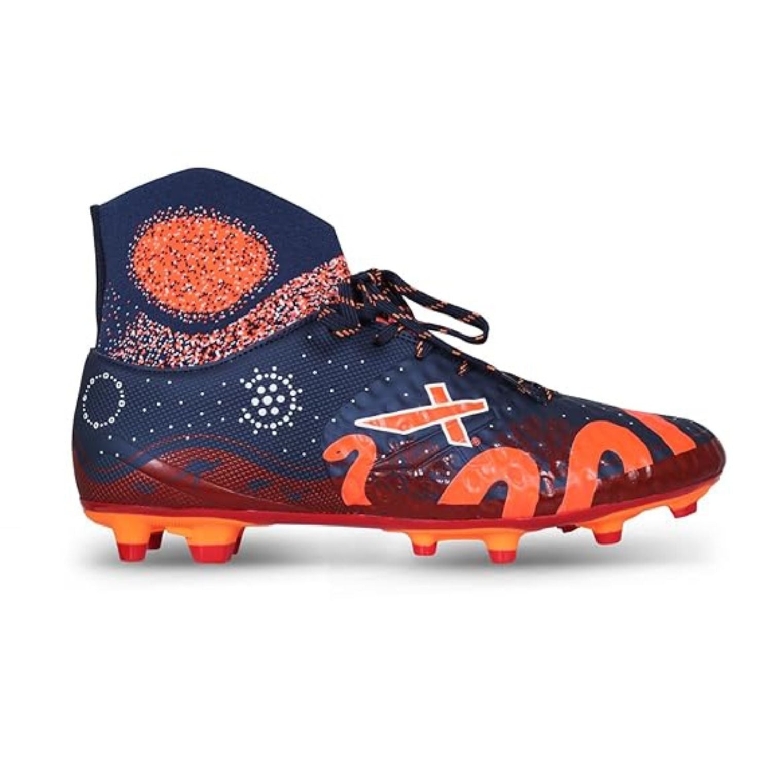Vector X Venom Unleashed Football Studs – Navy/Orange High-Performance  Football Shoes for Men Boys Grip-Enhanced, Lightweight, Stylish Design