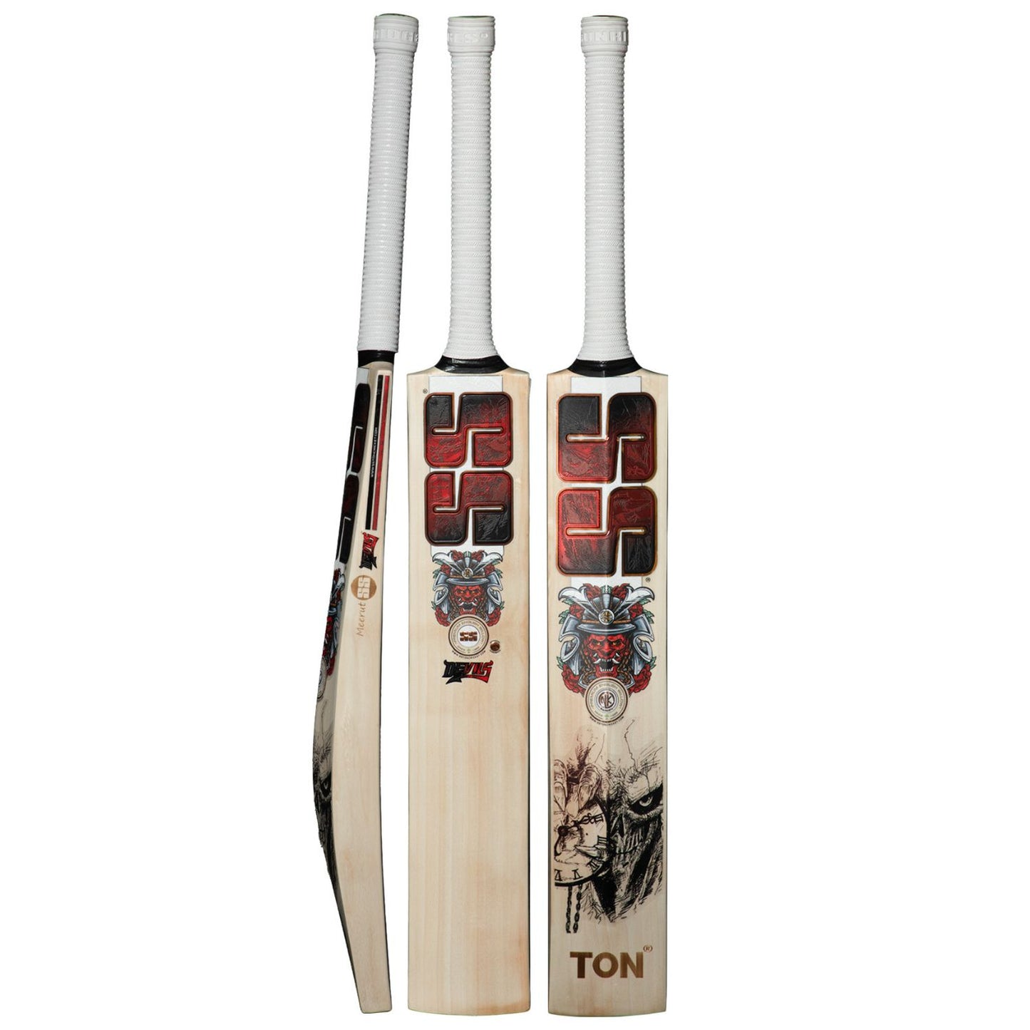 SS Devils English Willow Cricket Bat – SH (Short Handle) | Grade English Willow | Red Edition | Power Profile for All-Round Play - Best Price online Prokicksports.com