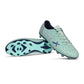 Vector X Cyber Football Studs Sports Shoe | Hybrid FG/AG Sole | Lightweight Synthetic Upper | Enhanced Traction | Sea Green/Navy - Best Price online Prokicksports.com