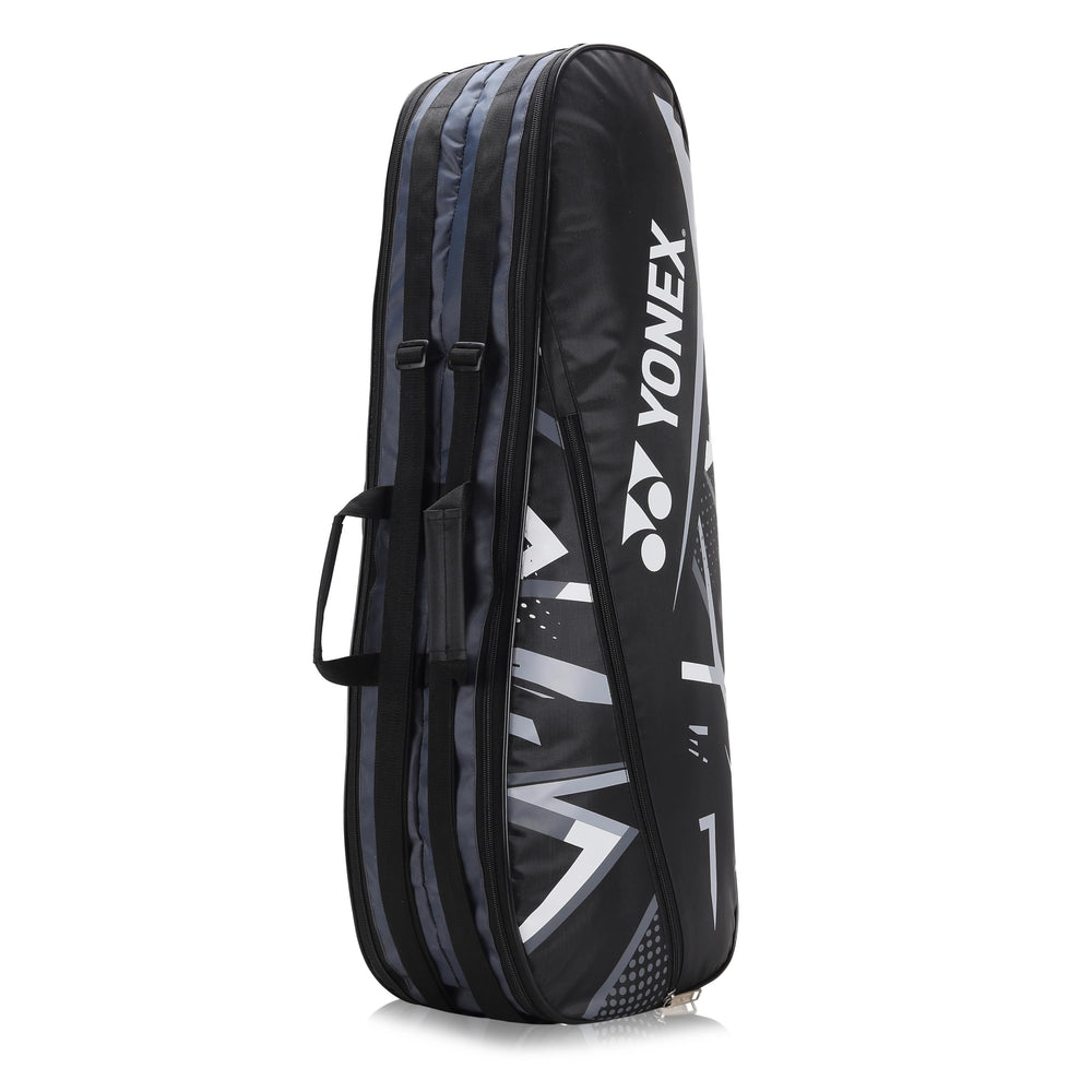 Yonex SUNR 2215 Badminton Kitbag - Black/Grey | 4-5 Racquet Capacity | Multi-Compartment