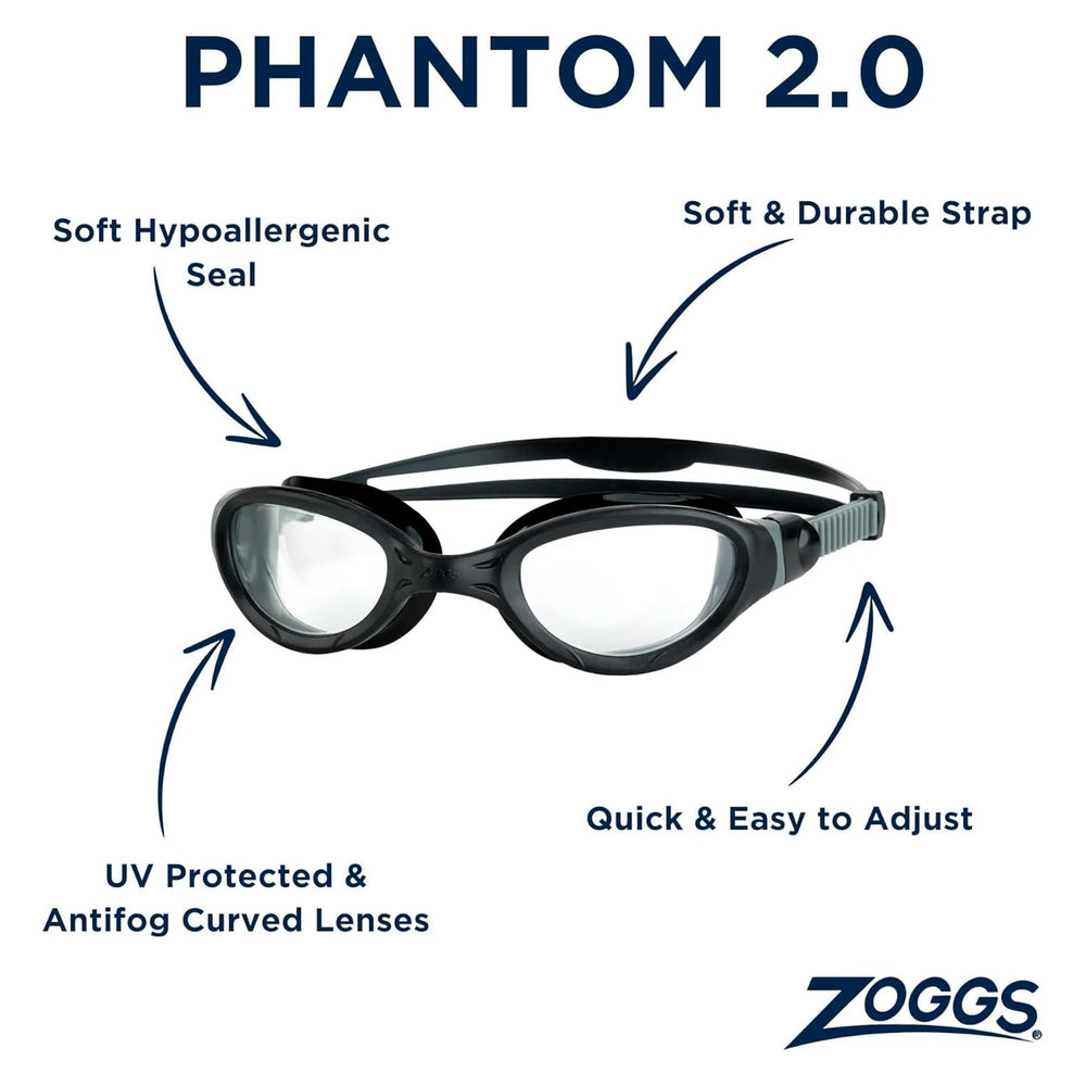 Zoggs Phantom 2.0 Swimming Goggles