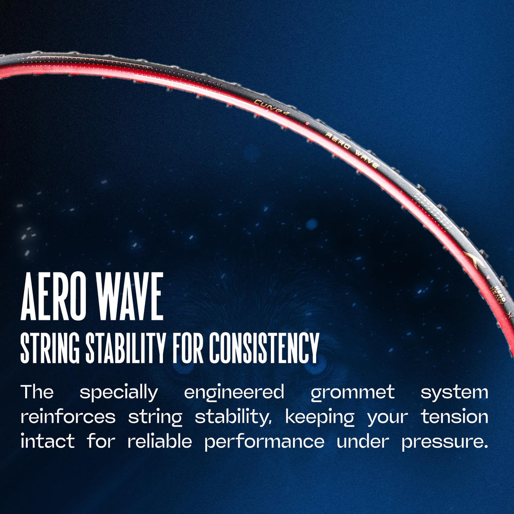 Hundred Predator Pro Strung Badminton Racquet (HBRX-5S073-1) | Aerodynamic Fast-Attacking Racquet with Full Cover