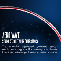 Hundred Predator Pro Strung Badminton Racquet (HBRX-5S073-1) | Aerodynamic Fast-Attacking Racquet with Full Cover
