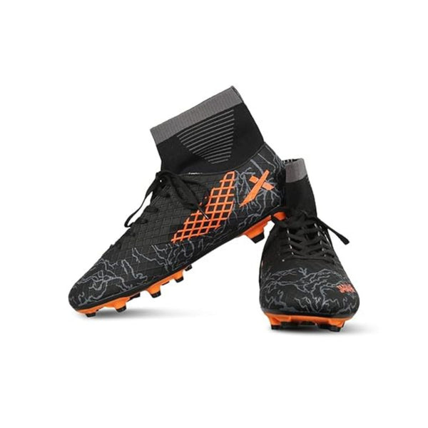 Vector X Jaguar Football Shoes | PU Synthetic Upper | Lightweight Studded Design | Enhanced Comfort | Multi-Surface Traction