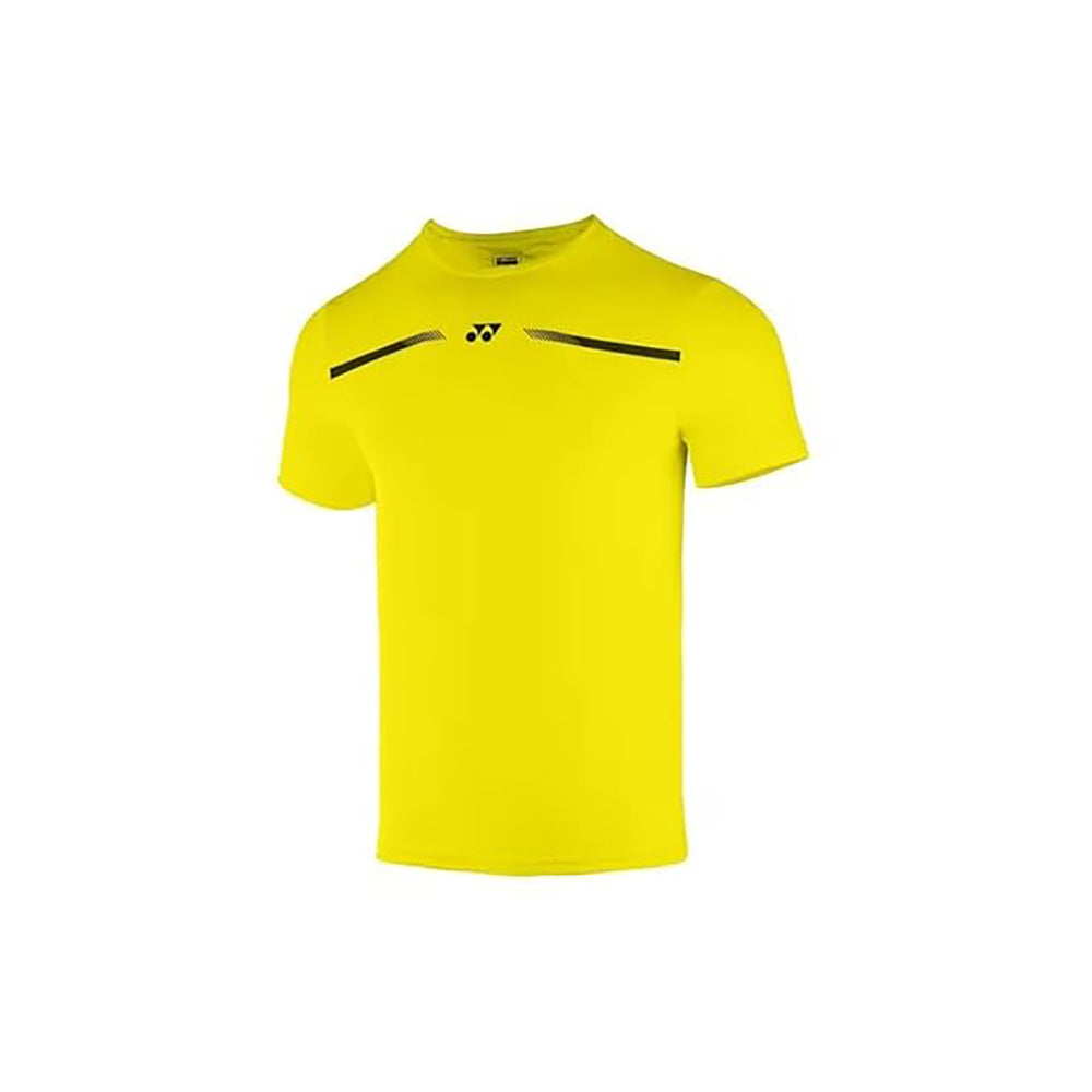 Yonex 2529 Easy23 Men’s Round Neck T‑Shirt – 100 % Polyester Bird‑Eye Mesh 130 GSM, Tru‑Dry Quick‑Dry, Breathable Tee for Badminton & Training