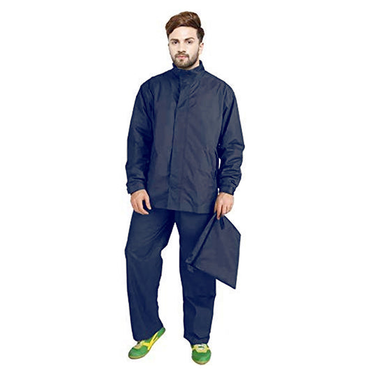 Prokick Figo Mens Rain Suit (Waterproof Jacket with Hood, Pant and Carrying Pouch) - Best Price online Prokicksports.com