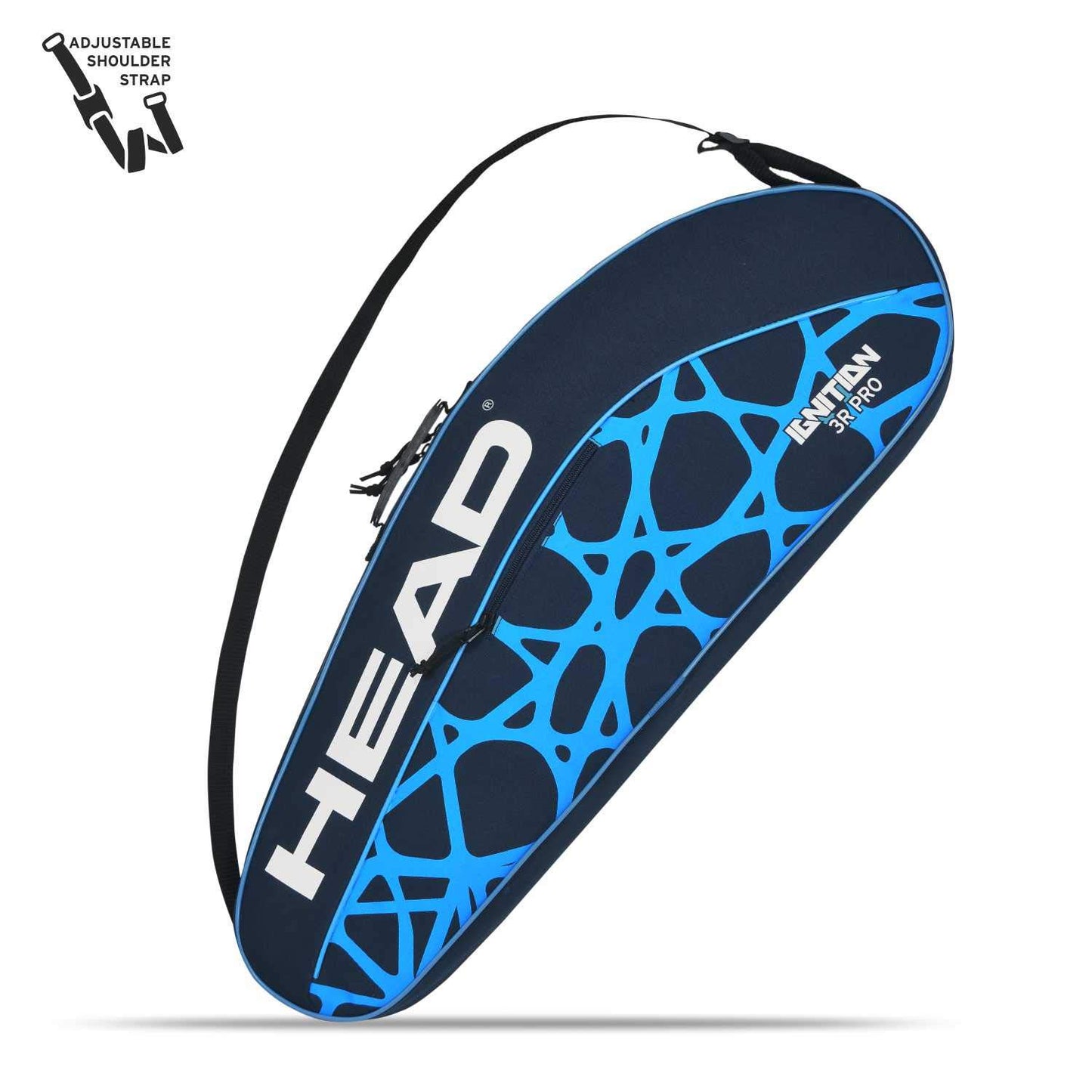 HEAD Ignition Pro 3R Badminton Kitbag | Heavy-Duty 3-Racquet Thermal Carrying Bag