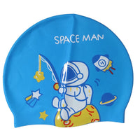 Airavat Aqua Toon Kids Swimming Cap – Fun Cartoon Print Silicone Cap for Boys & Girls | Stretchable, Waterproof, Comfortable Swimwear Accessory - Best Price online Prokicksports.com