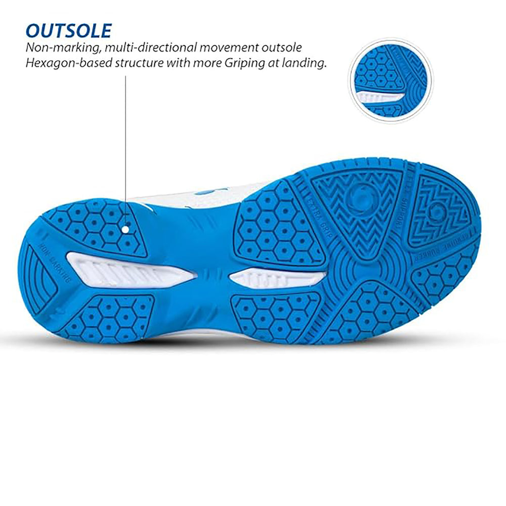 DSC Bolstr Badminton Shoes – Lightweight, Breathable, Non-Marking Footwear with Enhanced Grip and Comfort for Indoor Court Performance - Best Price online Prokicksports.com