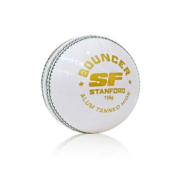 SF Bouncer Leather Cricket Ball 1 Piece – Hand-Stitched, Durable Match Practice Balls for Club, Academy, and Competitive Cricket Training
