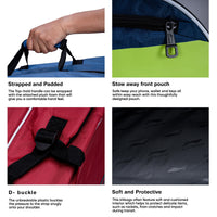 Li-Ning Blaze Triple Zipper Polyester Badminton Kit Bag | ABDT365-1 - Best Price online Prokicksports.com