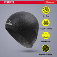 Airavat Bubble Swimming Cap - Adult (Universal size) - Best Price online Prokicksports.com