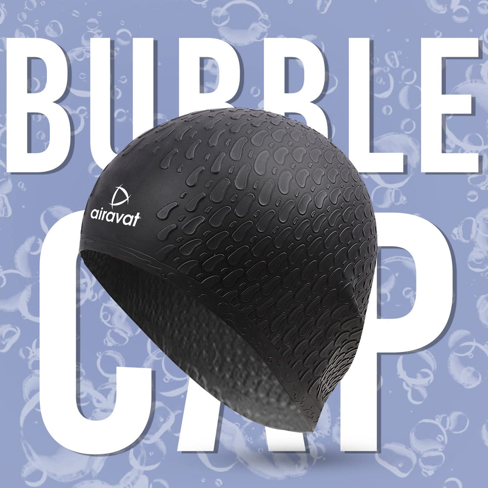 Airavat Bubble Swimming Cap - Adult (Universal size) - Best Price online Prokicksports.com