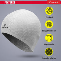 Airavat Bubble Swimming Cap - Adult (Universal size)