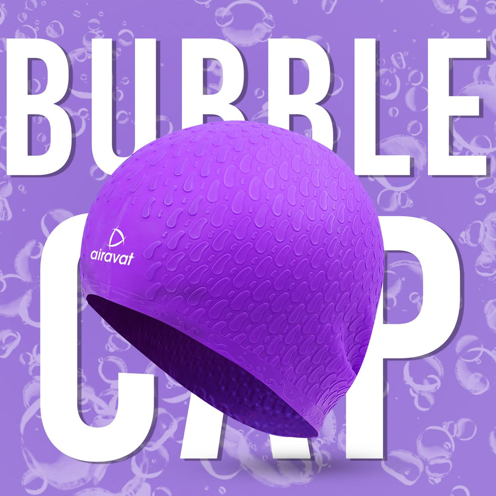 Airavat Bubble Swimming Cap - Adult (Universal size)