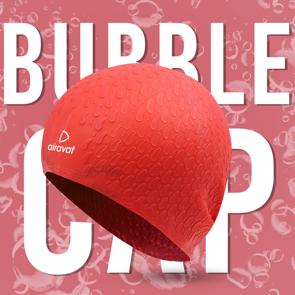 Airavat Bubble Swimming Cap - Adult (Universal size) - Best Price online Prokicksports.com