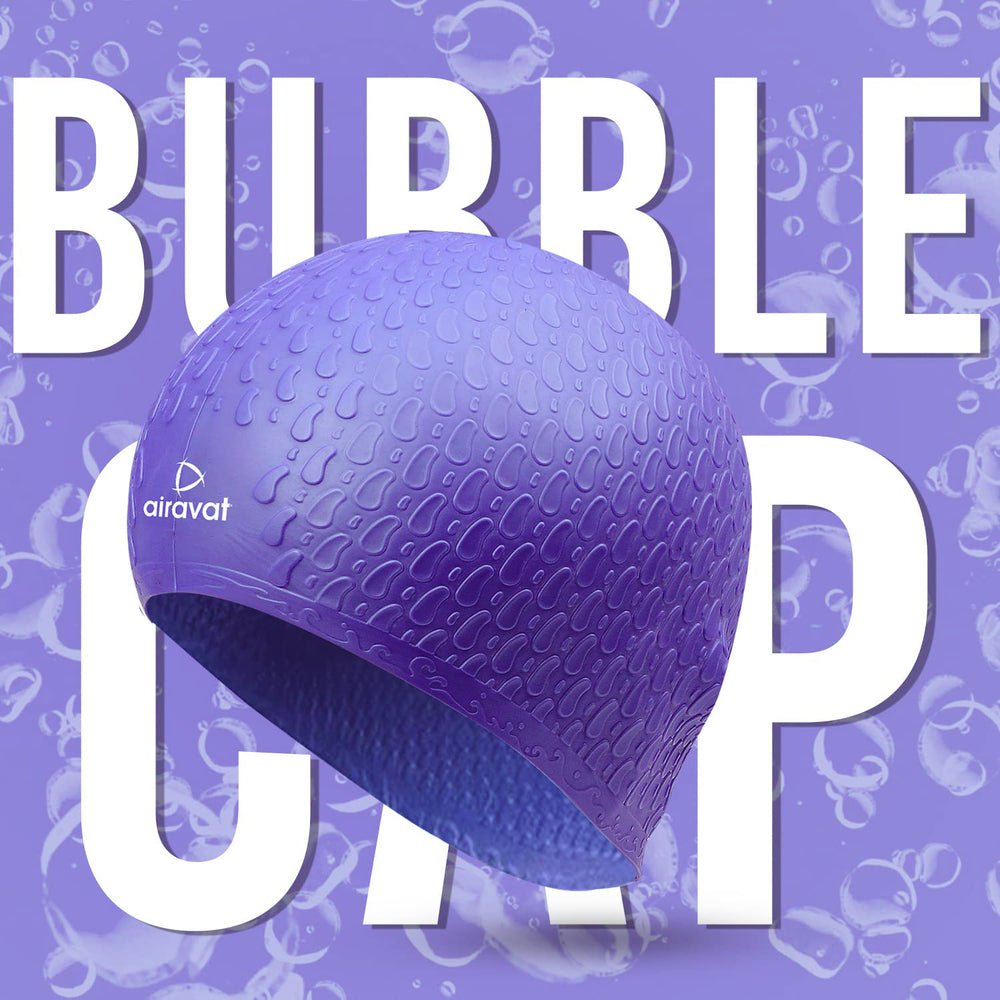 Airavat Bubble Swimming Cap - Adult (Universal size) - Best Price online Prokicksports.com