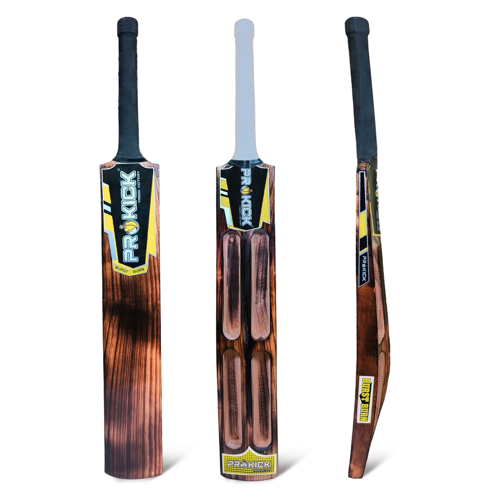 Prokick Burst Burn Kashmir Willow Scoop Cricket Tennis Ball Bat - Best Price online Prokicksports.com