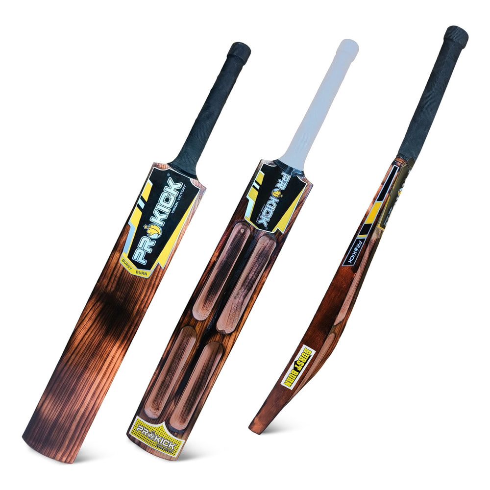 Prokick Burst Burn Kashmir Willow Scoop Cricket Tennis Ball Bat