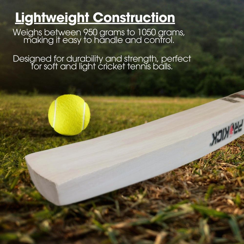 Prokick Burst Max Kashmir Popular Willow Cricket Tennis Ball Bat - Best Price online Prokicksports.com