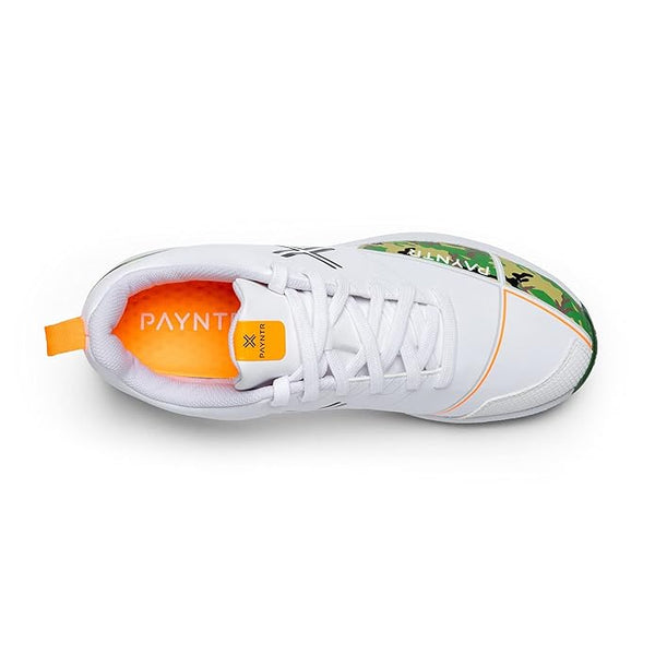 Payntr X Spike CAMO Cricket Shoes – Lightweight All-Rounder Spiked Shoes for Grip, Comfort & Performance on Turf and Grass Cricket Grounds