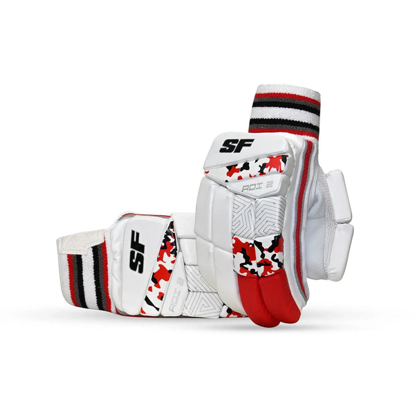 SF Camo ADI-2 Right Hand Batting Gloves| Lightweight Cricket Gloves with Split Finger Design, Comfort & Grip