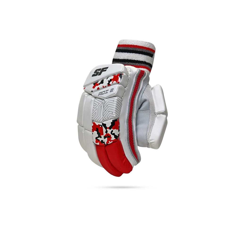SF Camo ADI-2 Right Hand Batting Gloves| Lightweight Cricket Gloves with Split Finger Design, Comfort & Grip - Best Price online Prokicksports.com