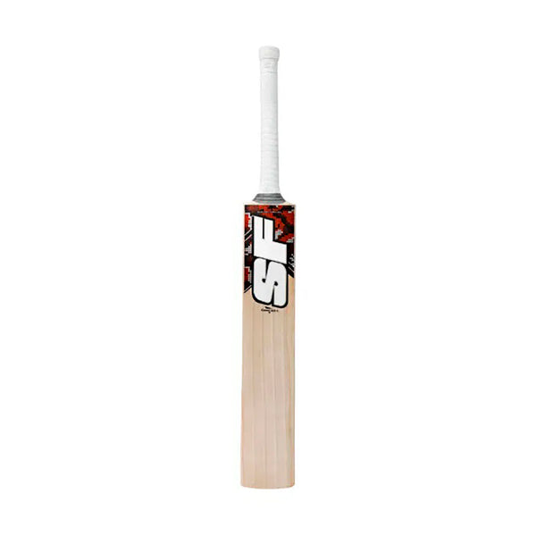 SF Camo Adi 1 English Willow Cricket Bat SH – Short Handle Professional Bat for Leather Ball Cricket and Club Play