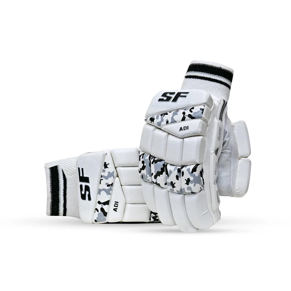 SF Camo ADI Right Hand Batting Gloves | Stylish Cricket Gloves with Premium Comfort, Grip & Protection