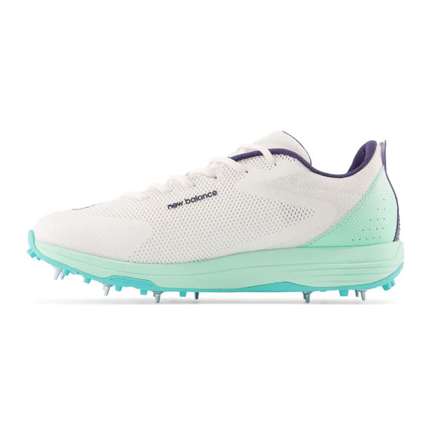 New Balance CK10J5 Metal Spike Cricket Shoe, White