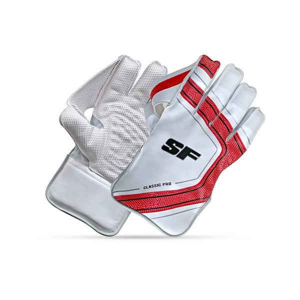 SF Classic Pro Wicket Keeping Gloves – Men’s | Premium Leather Gloves for Professional Performance