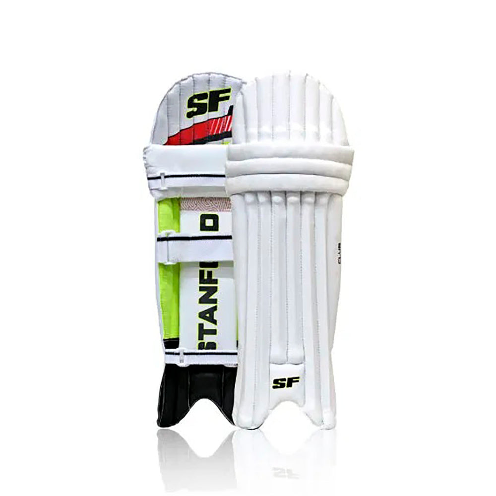 SF Club Ambidextrous Cricket Batting Legguard – Lightweight Protective Pads for Right or Left-Hand Batsmen in Club Matches