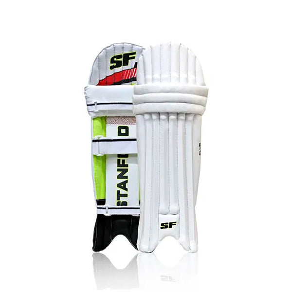 SF Club Ambidextrous Cricket Batting Legguard – Lightweight Protective Pads for Right or Left-Hand Batsmen in Club Matches