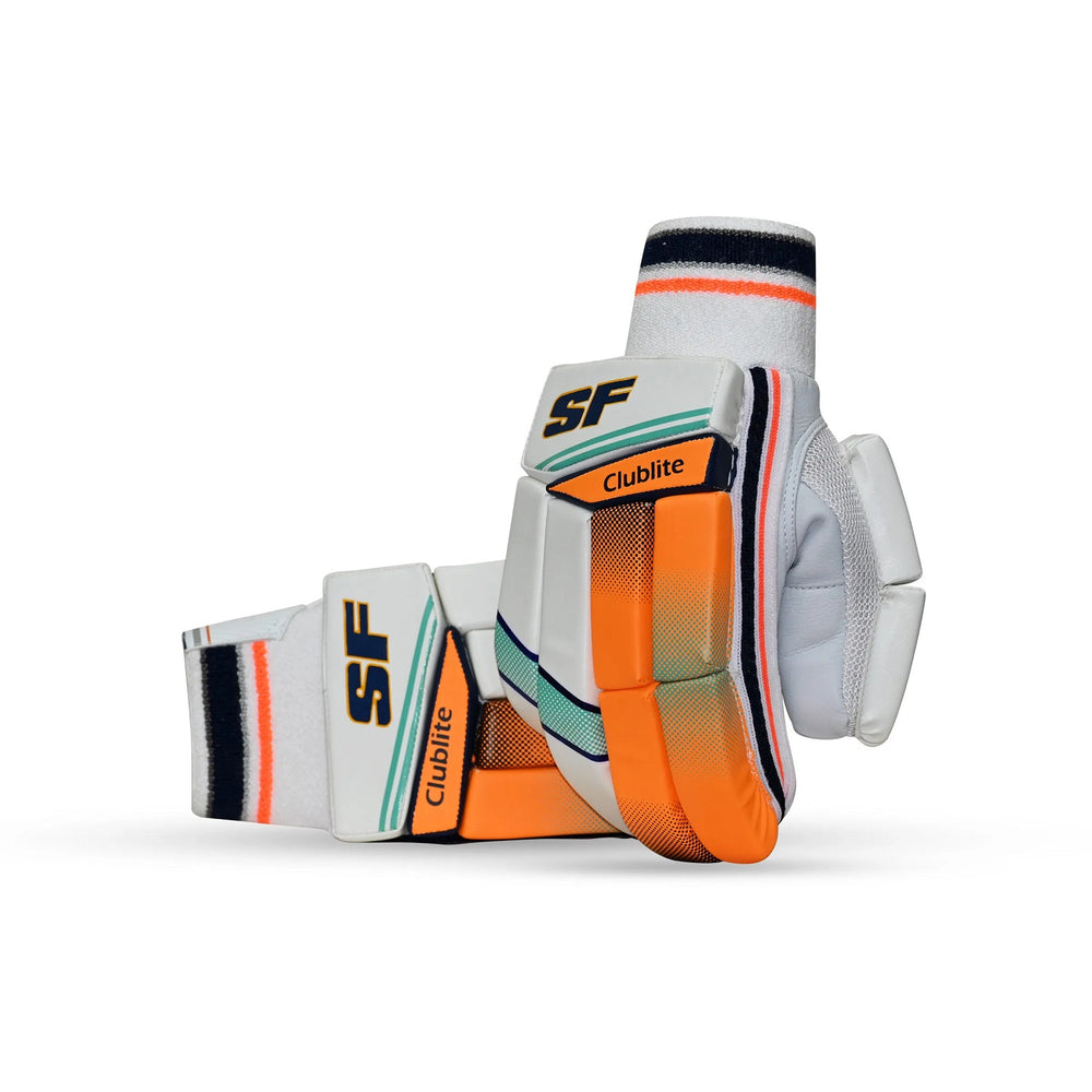 SF Clublite Right Hand Batting Gloves | Lightweight Club-Level Cricket Gloves with Cotton Padding & Enhanced Grip