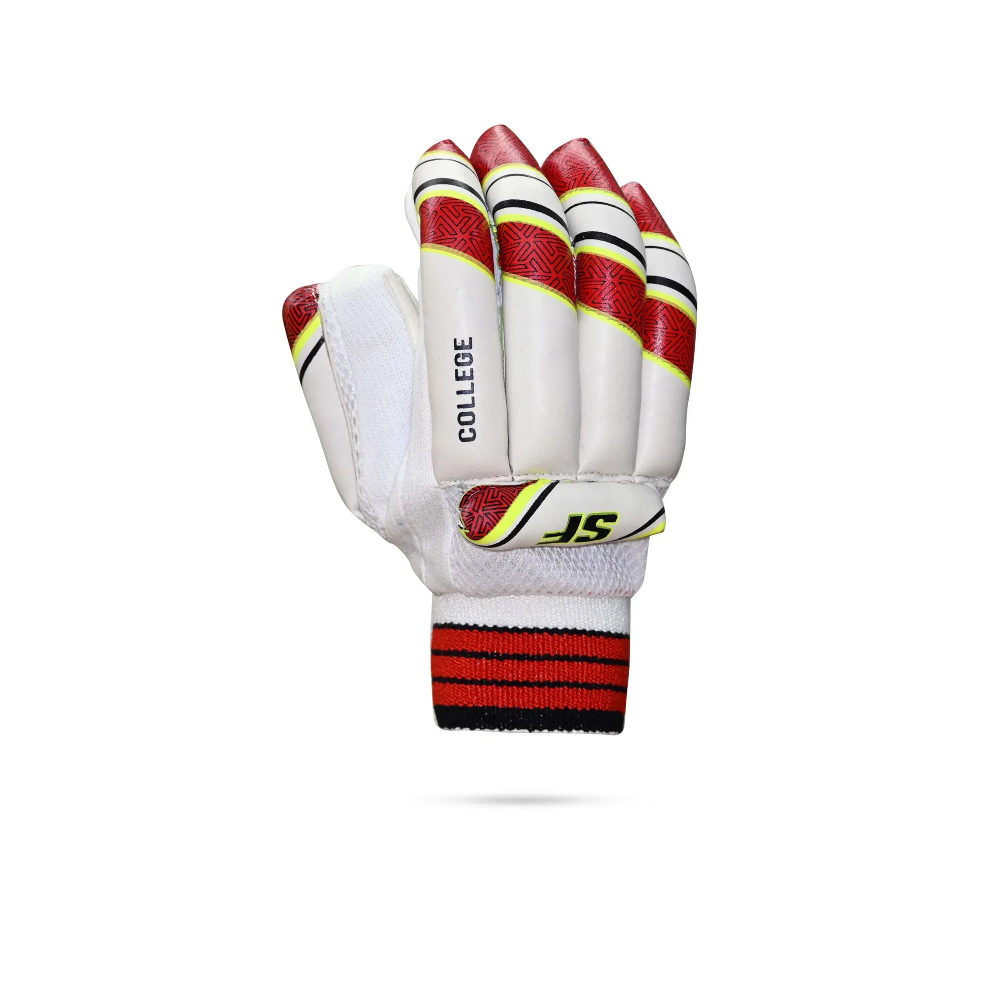 SF College Right Hand Batting Gloves – Men’s | Durable Club-Level Cricket Gloves with PU Palm & Finger Protection - Best Price online Prokicksports.com