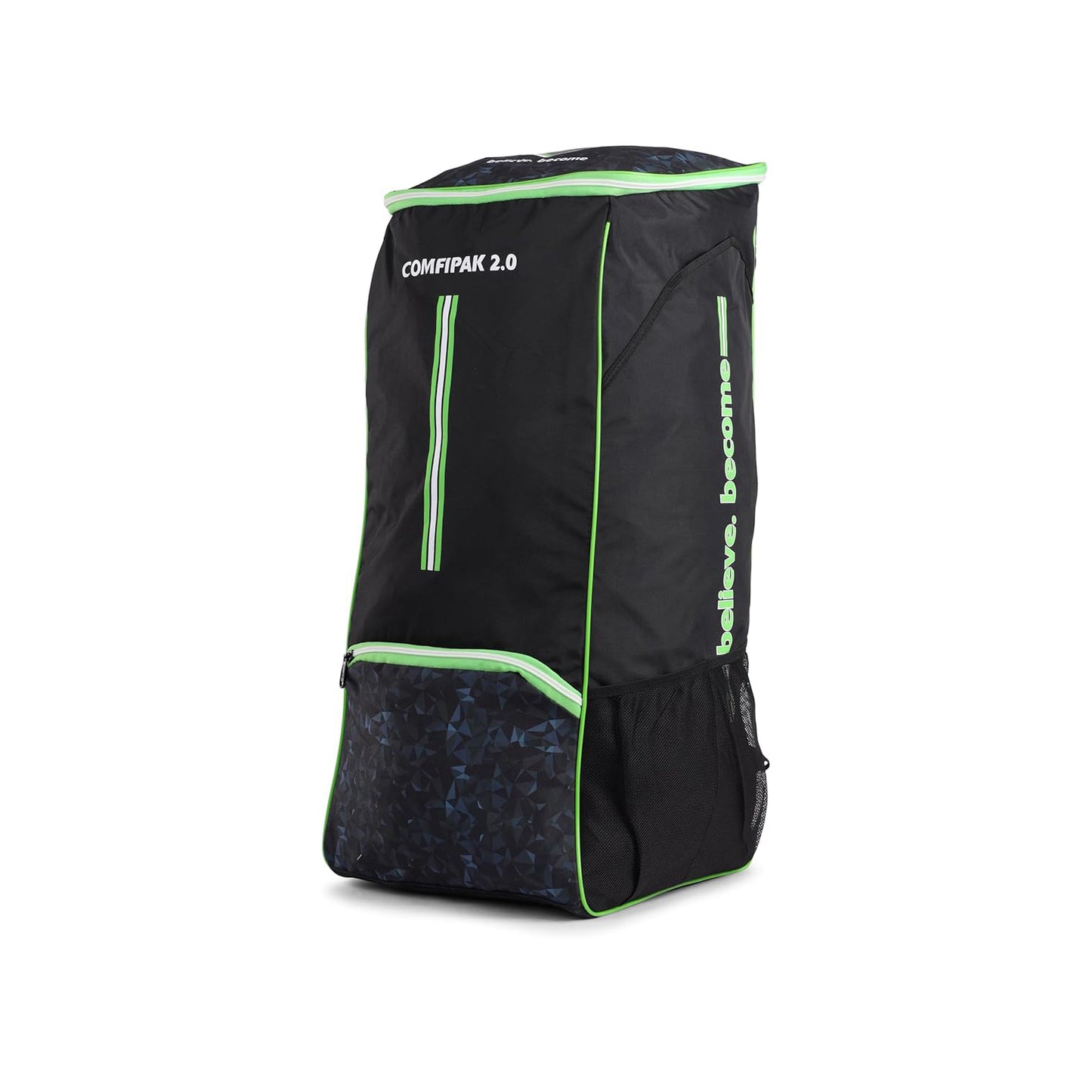 SG ComfiPak 2.0 Duffle Cricket Kitbag – Lightweight and Spacious Cricket Backpack with Bat Sleeve, Side Pockets, and Comfortable Shoulder Straps - Best Price online Prokicksports.com