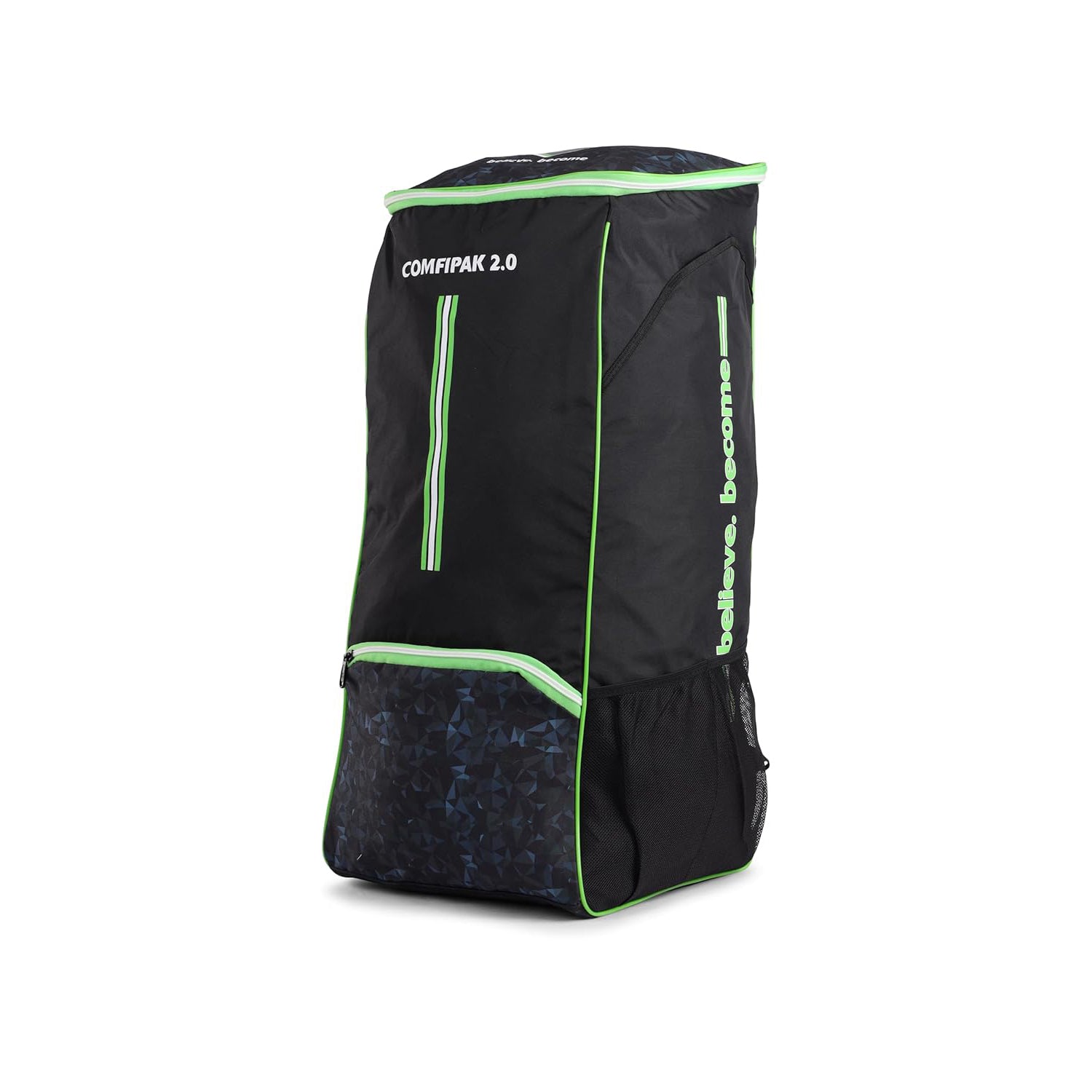 SG ComfiPak 2.0 Duffle Cricket Kitbag – Lightweight and Spacious Cricket Backpack with Bat Sleeve, Side Pockets, and Comfortable Shoulder Straps - Best Price online Prokicksports.com