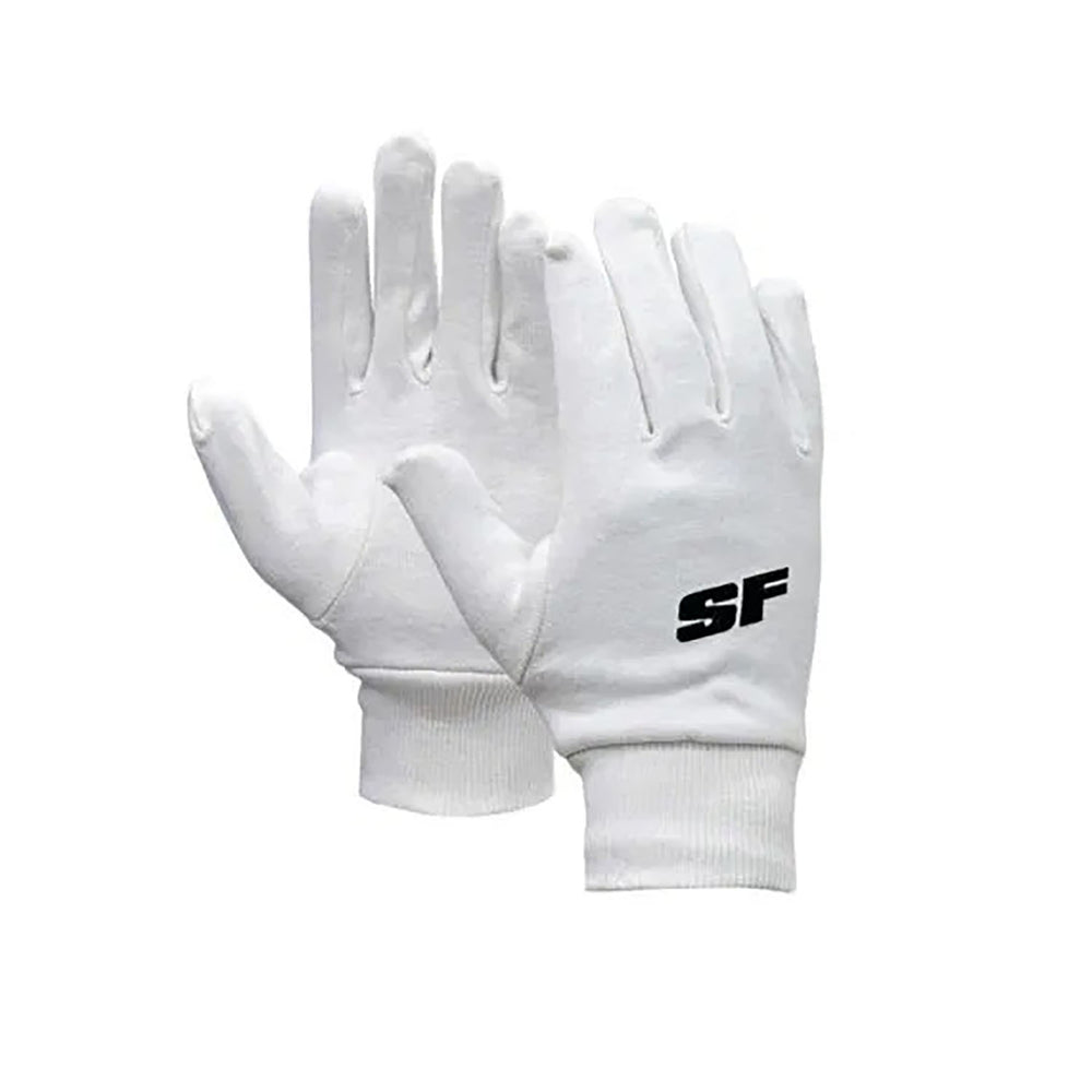 SF Cotton Plain Batting Inner Gloves – Soft Breathable Inner Gloves for Extra Comfort, Grip & Sweat Absorption in Cricket