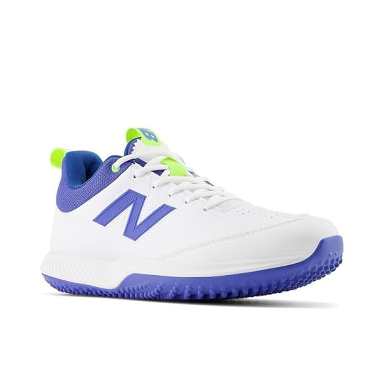 New Balance CK4020R5 Rubber Spike Cricket Shoe, White - Best Price online Prokicksports.com