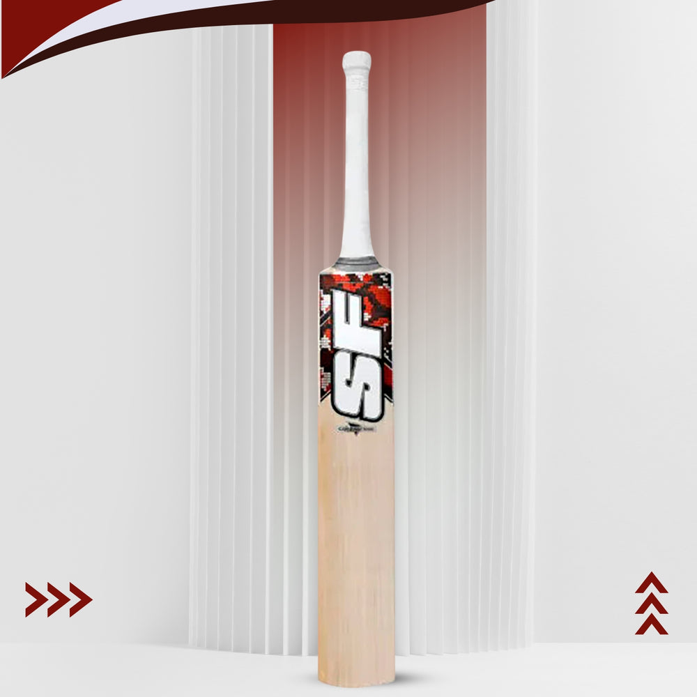 SF CAMO ADI-1000 Kashmir Willow Cricket Bat – Stylish Thick Edge Power Bat for Beginners and Club-Level Cricketers