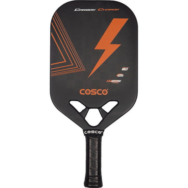 Cosco Carbon Charge Pickle Ball Racquet – Lightweight Paddle with Graphite Face, Power Core & Comfort Grip for Control and Spin