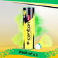 Carlton FC1 Yellow Badminton Shuttlecock (Green Cap) - Best Price online Prokicksports.com