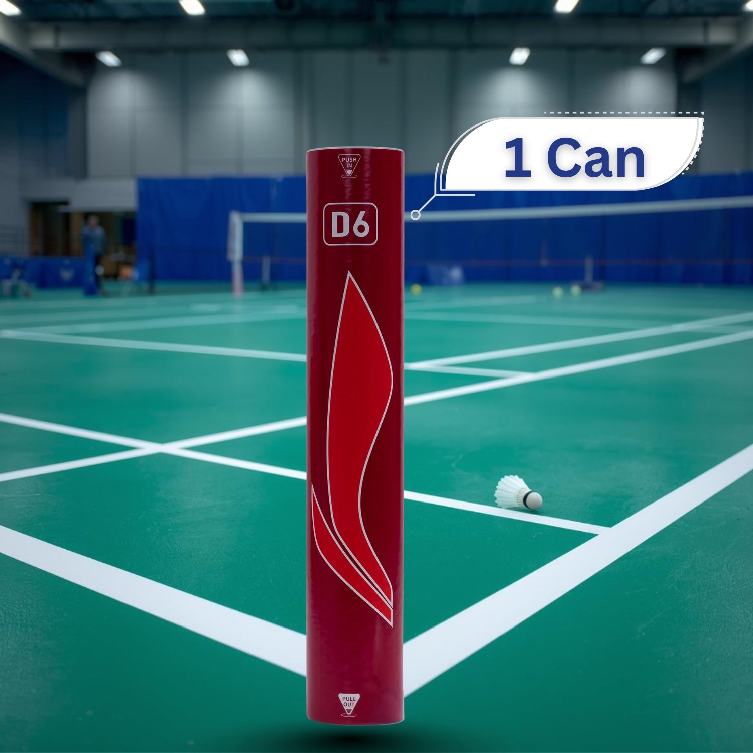 Li‑Ning D6 Feather Shuttlecock – Speed 76, Duck Teal Feather & Composite Cork, Pack of 12 (Tournament/Club Grade) - Best Price online Prokicksports.com