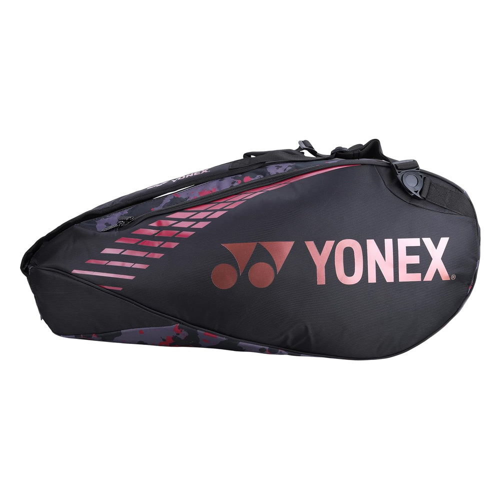 Yonex Champions BT6 Racquet Bag – 6 Racquet Capacity, Sleek Durable Design, Lightweight Multi-Compartment Badminton/Tennis Bag for Tournaments, Training & Professional Players