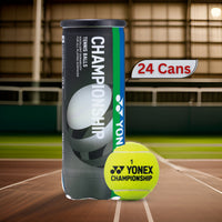 Yonex Championship (TB-CS3 EX) Tennis Balls – 24 Can (72 Balls) | High-Performance & Durable Tennis Balls - Best Price online Prokicksports.com