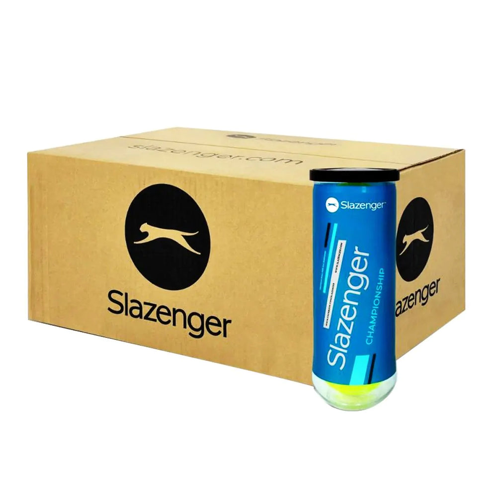 Slazenger Championship All Surface Tennis Balls Carton (24 Cans) - Best Price online Prokicksports.com
