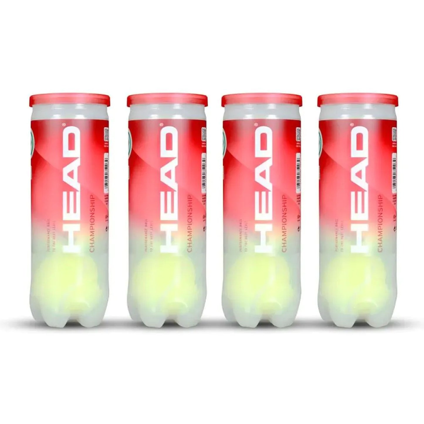 Head Championship Tennis Balls Dozen (4 Cans) - Best Price online Prokicksports.com